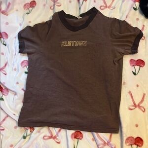 Vintage Zumies Brown Baby Tee
